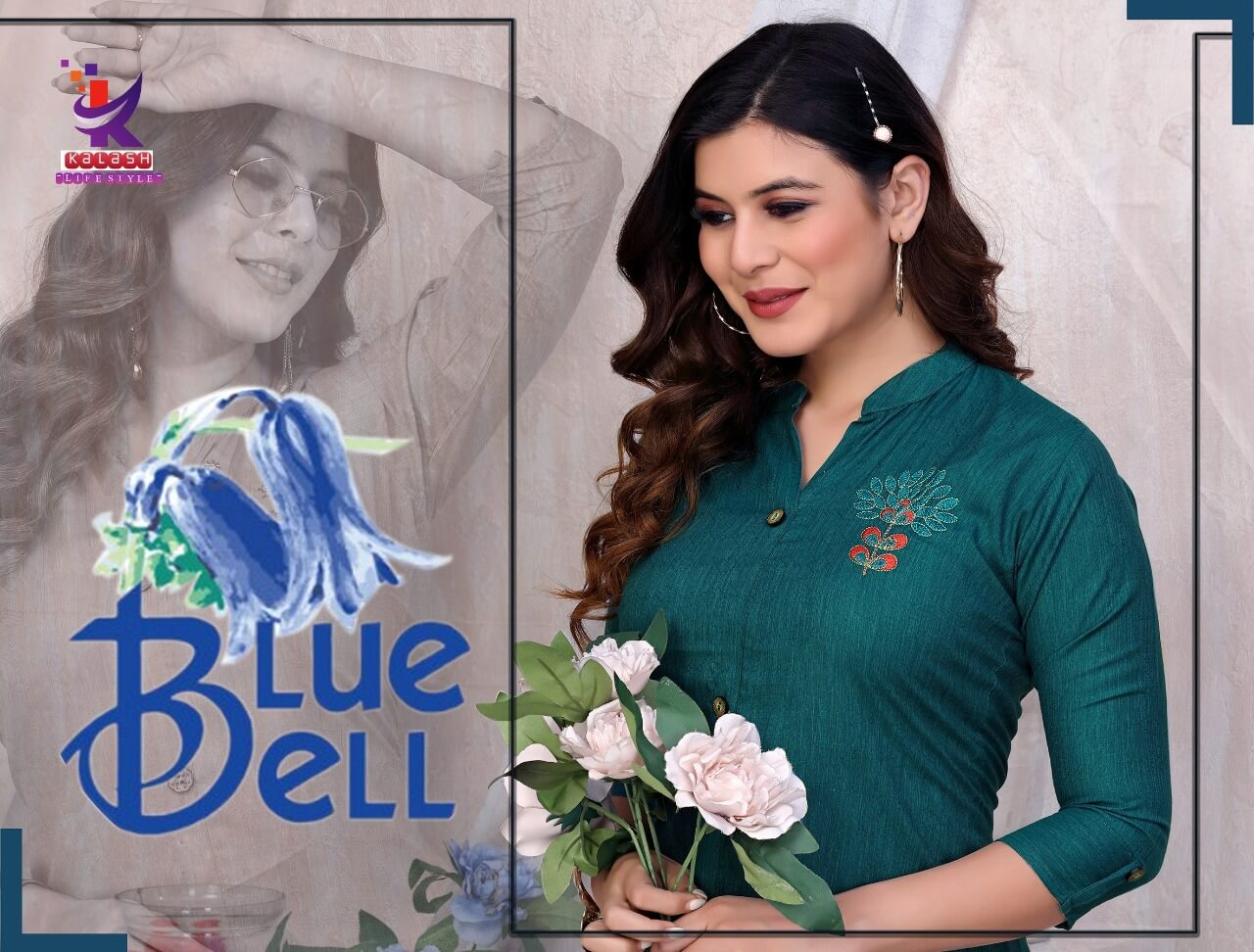 KALASH KURTI BLUE BELL 